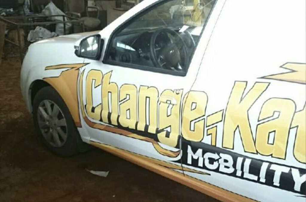 Брендирование транспорта для "Change-Kat"